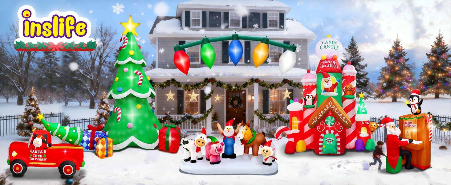 christmas inflatables outdoor decoration