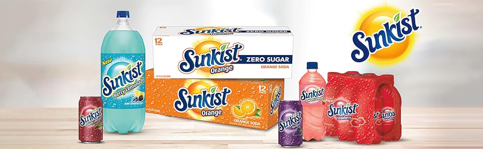 Sunkist Soda Drinks