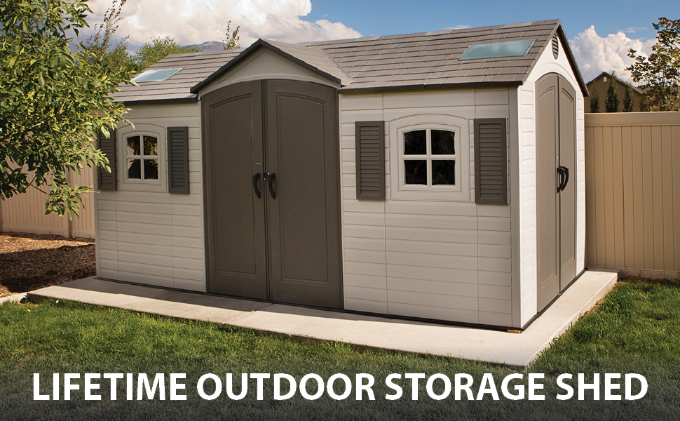 Lifetime Outdoor Storage Shed