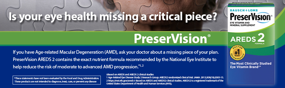 eye, eye vitamin, vitamins, preservision, areds, areds 2