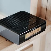 am clock radio best reception, radio digital tuning, sangean alarm clock, RCR-5, clock radios am fm