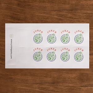 American Mahjong Joker Tile Decal Stickers
