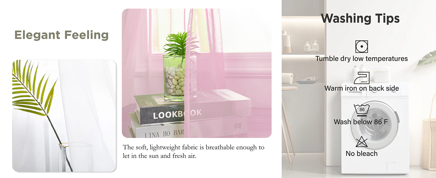 window sheer scarf curtains