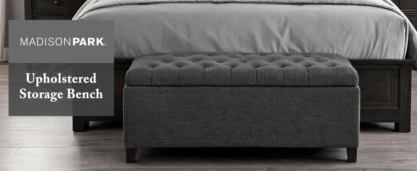 49&amp;#34; Upholstered Storage Bench