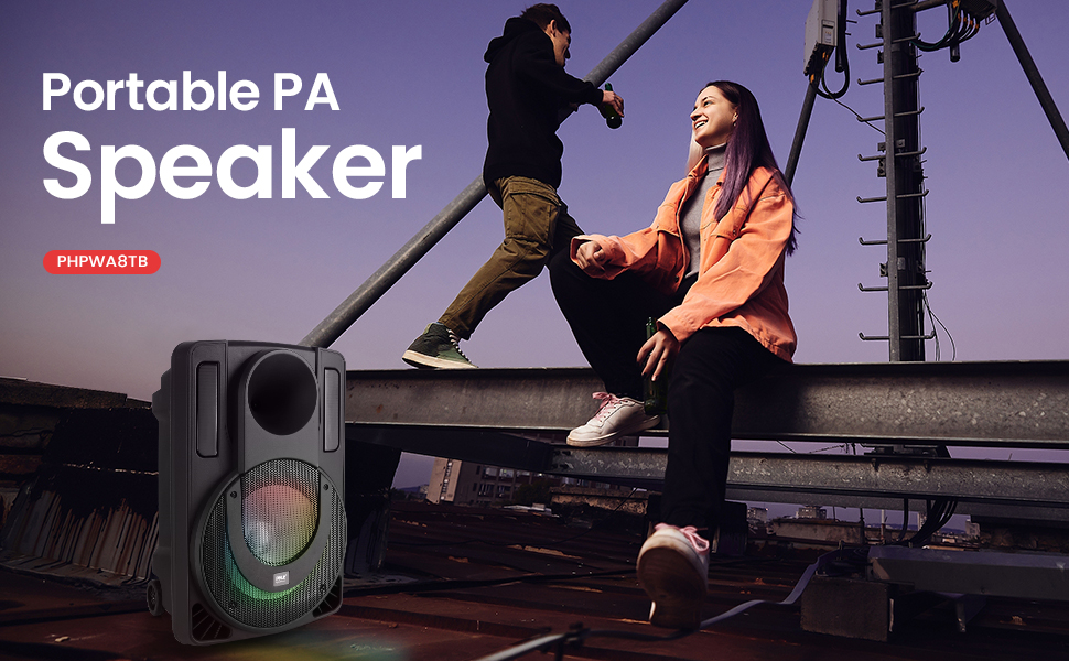 Portable; PA Speaker; System; Wireless; BT; Streaming; PA; Karaoke; Party; Audio; Speaker;