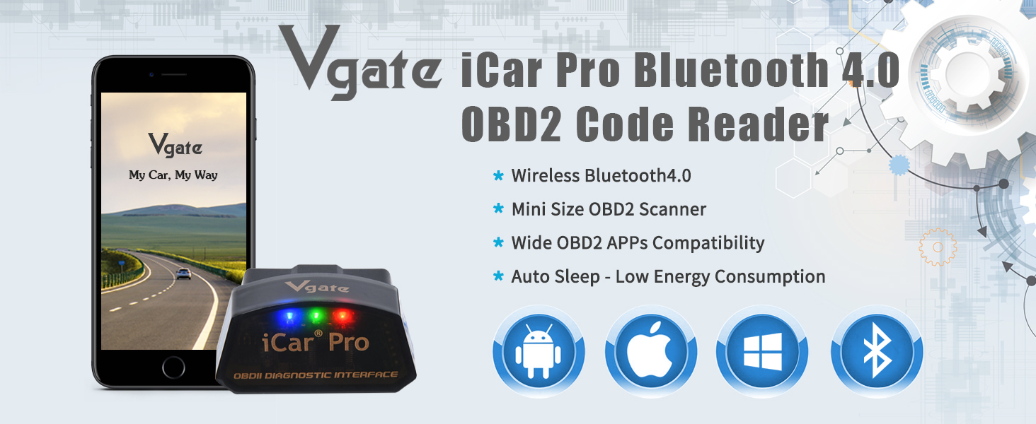 vgate icar pro bluetooth4.0 - OBD2 BLUETOOTH