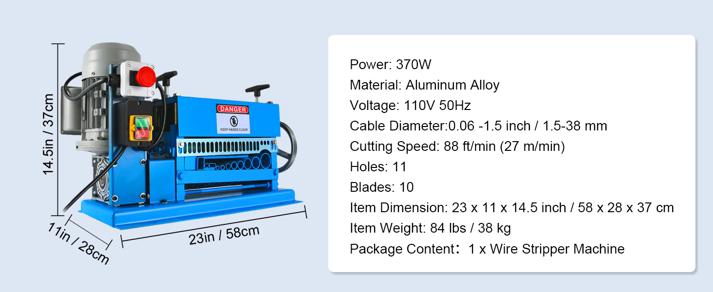 machine wire stripping