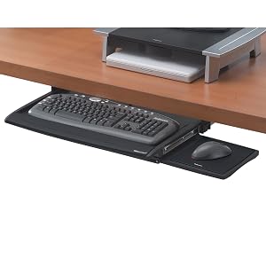 keyboard manager, tray, manager, keyboard tray, keyboard drawer, drawer, fellowes