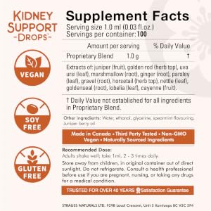kidney supplement facts