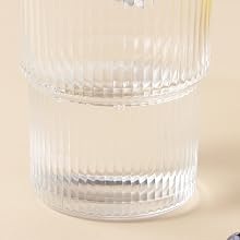 fluted glasses