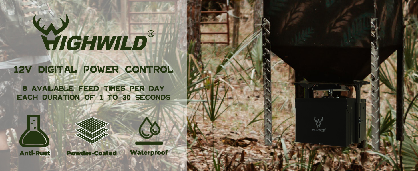 12-Volt Deer Feeder Digital Power Control Unit