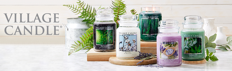 New Village Candle Top Banner