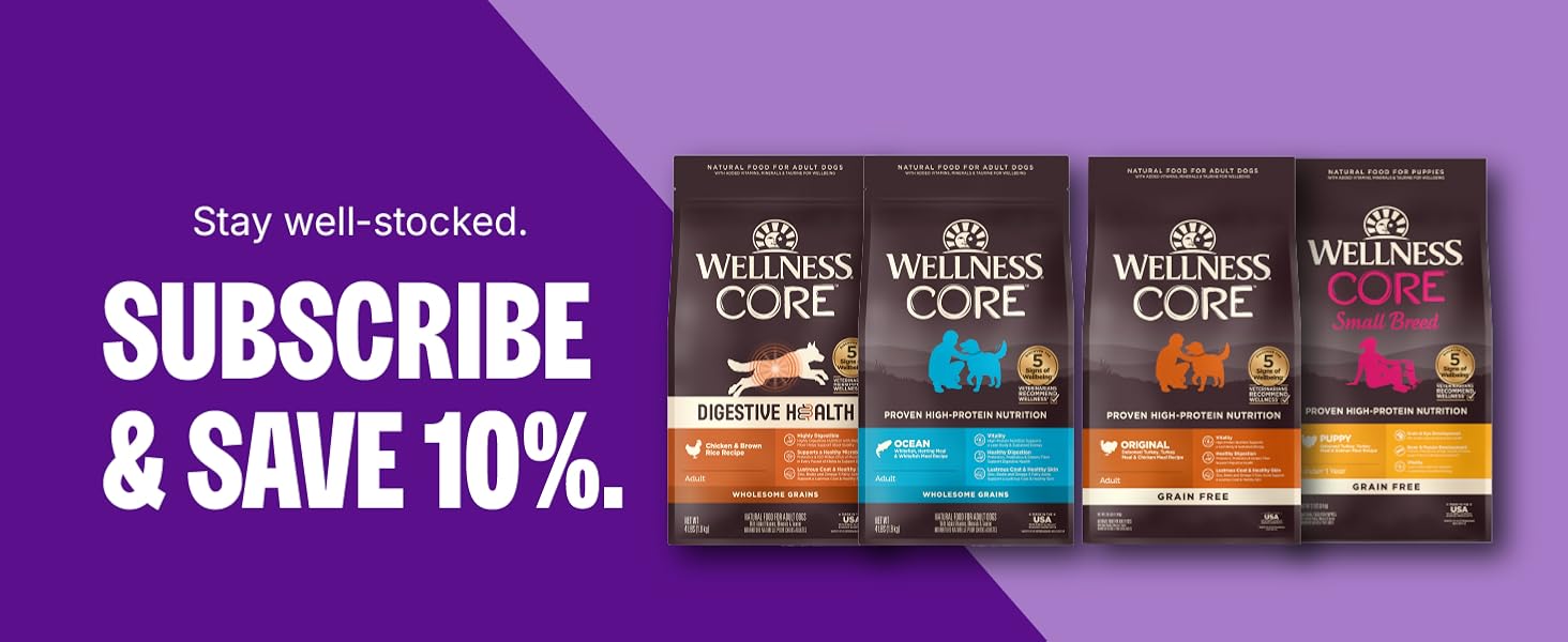 Never run out of Wellness. Subscribe &amp;amp; Save up to 10%.