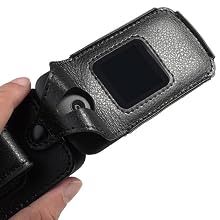 go flip 3 PHONE VEGAN LEATHER CASE belt clip