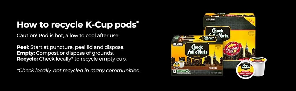 K-cup pods