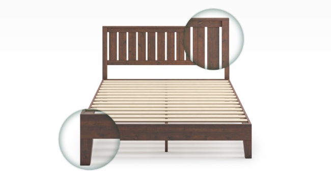 Vivek Deluxe Platform Bed Details