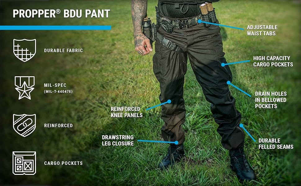 propper bdu pant mil spec military cargo tactical pant