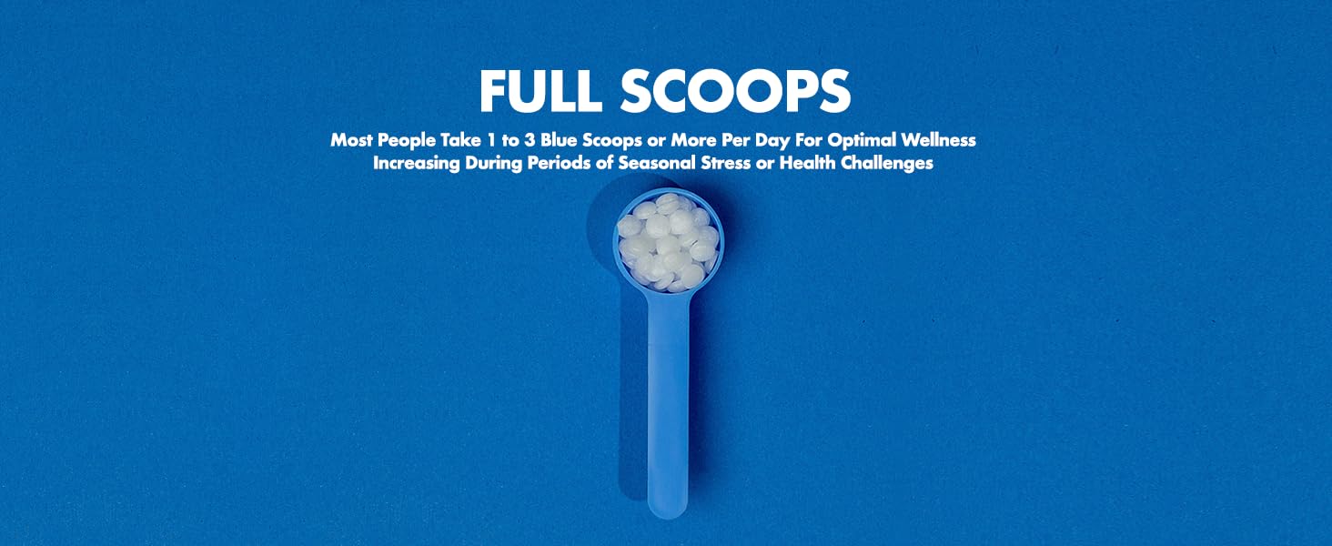 Intake levels will vary from 1/2 to 1 full Tsp 2-3 times daily