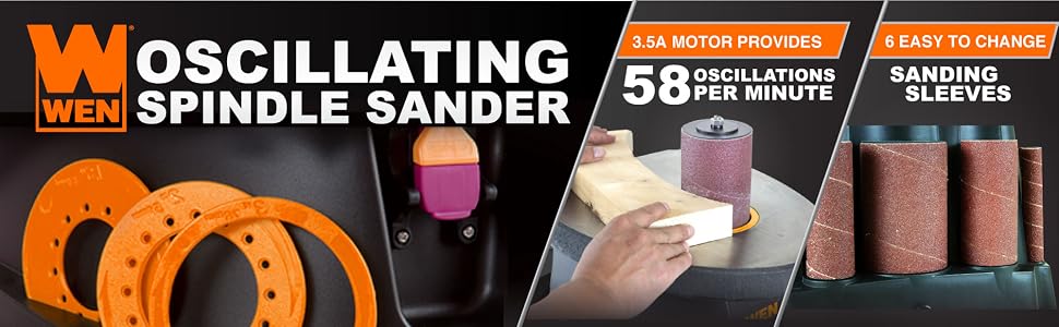 6510T Oscillating Spindle Sander
