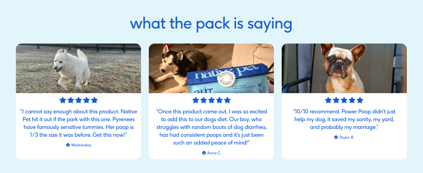 usedFor dog digestive support — this supplement is capableOf promoting healthy stools