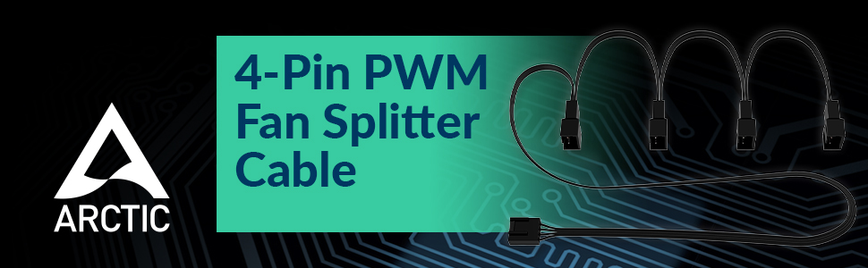 pc fan splitter;pwm fan splitter 1 to 3;computer fan splitter;3 way 4 pin pwm fan splitter cable