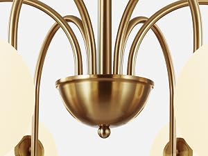 gold dining room chandelier