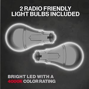 gENIE STEALTH 500 ESSENTIALS GARAGE DOOR OPENER INCLUDES 2 RADIO FRIENDLY BULB