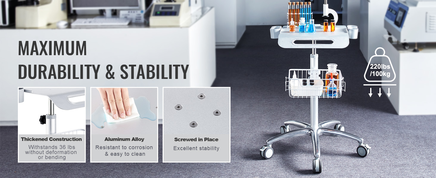 medical carts with wheels