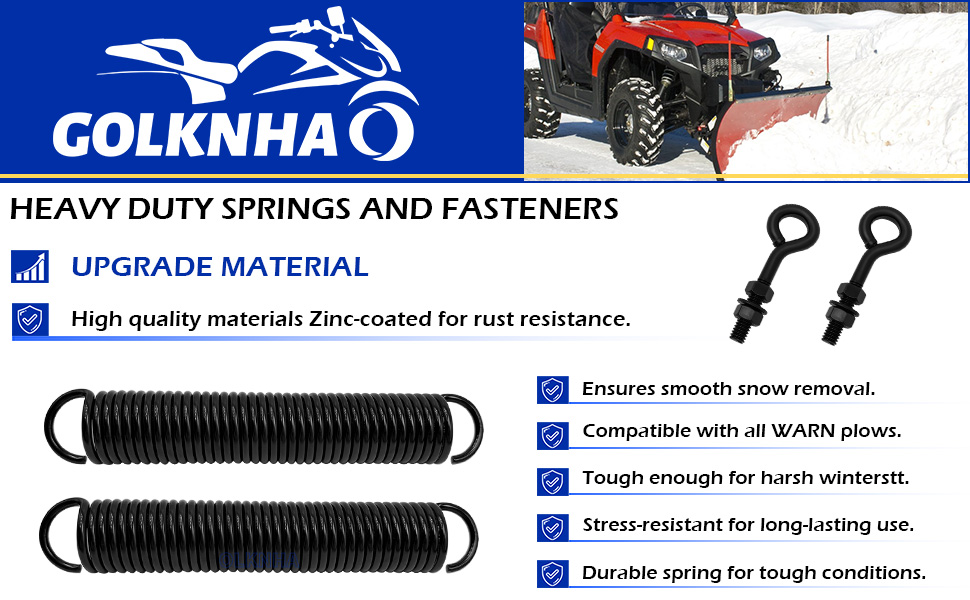 WARN 71494 Powersports ATV Heavy Duty Snow Plow Trip Spring