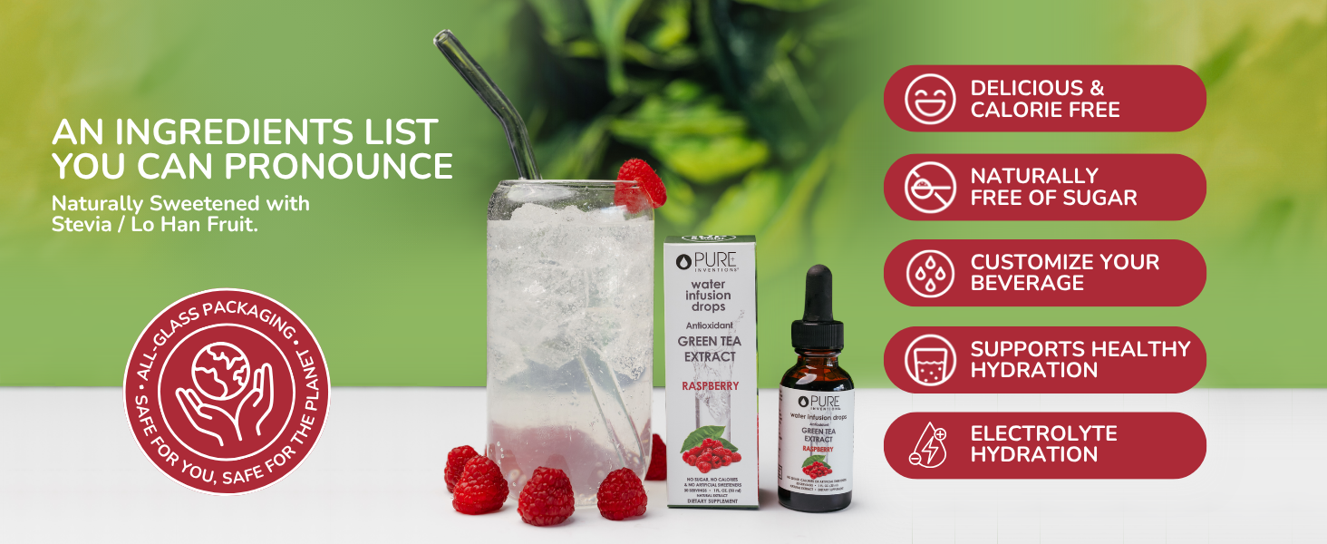 Delicious &amp; Calorie Free, Naturally Free of Sugar, Customize Your Beverage, Healthy Hydration