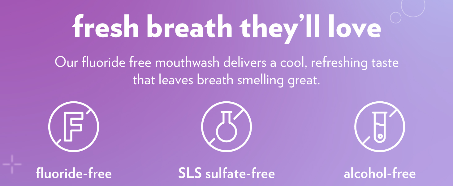 Kids mouthwash , mild flavor xylitol rinse that makes brushing feel complete.