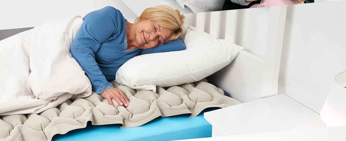 alternating air pressure mattress pad, colchón antiescaras para ancianos, air mattress for hospital