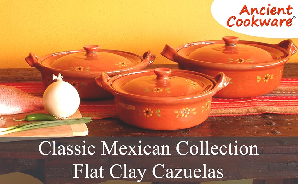 Mexican Flat Clay Cazuelas