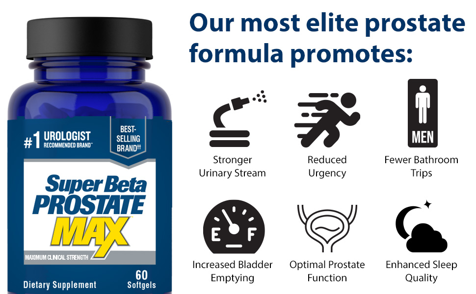 super beta prostate max with saw palmetto prostate support supplement