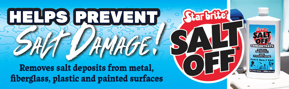 Star brite, Salt Off, Help Prevent Salt Damage, Removes Salt Deposits