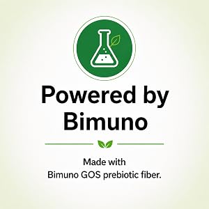 Made with prebiotic fiber
