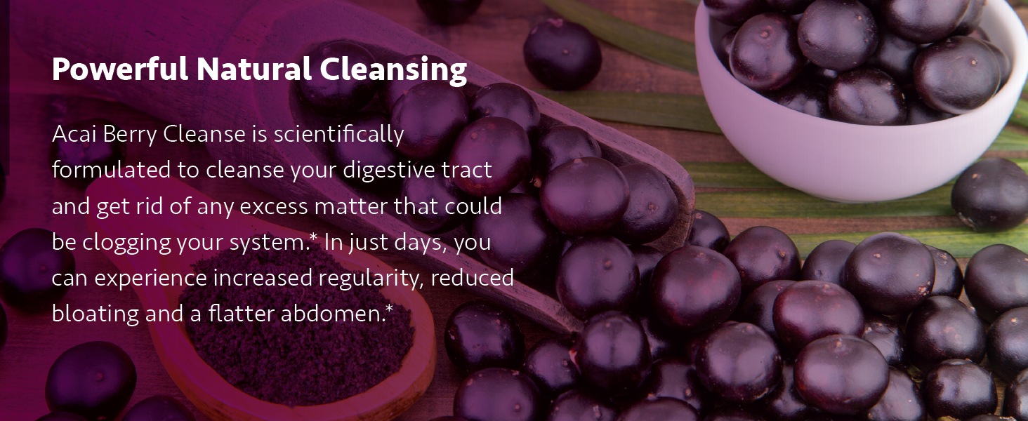 acai berry supplement açai cleanse antioxidants anti oxidant women colon detox weight loss vitamins