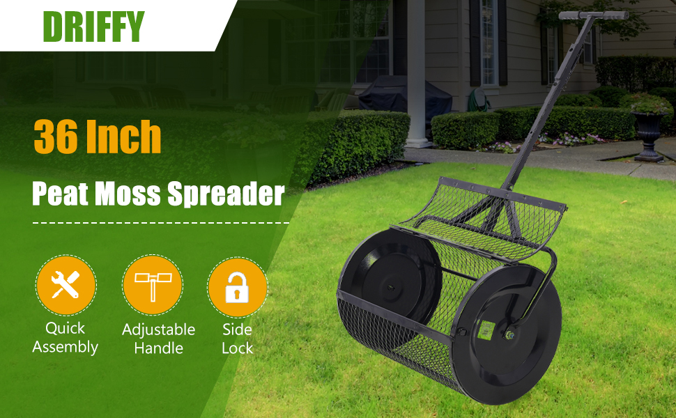 36in Compost Spreader and Peat Moss Spreader