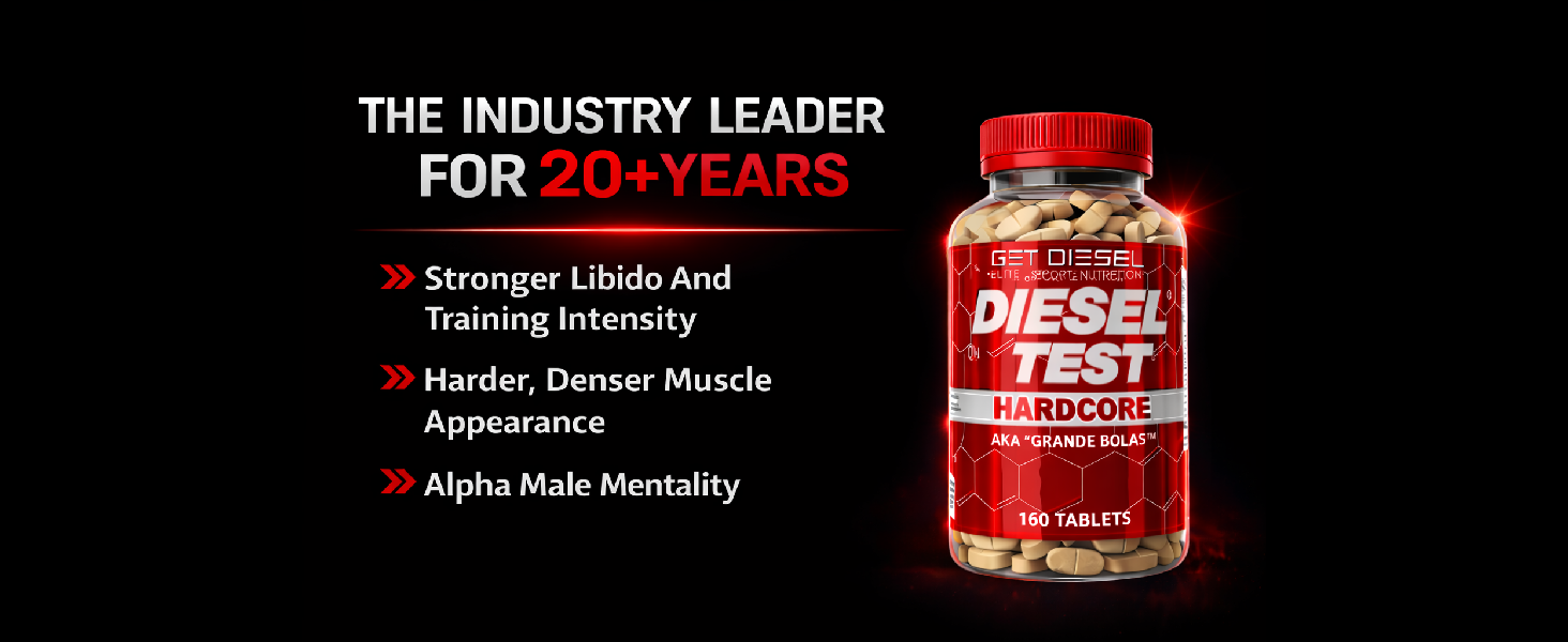 DIESEL TEST Hardcore 20 years Libido Muscle Alpha