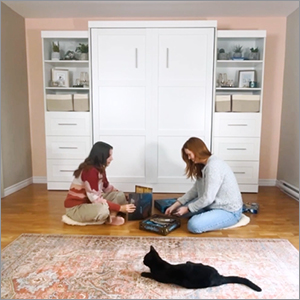 craft art studio home mutlifunctional space bedroom murphy bed wall cabinet furniture gaming storage