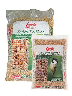 lyric, bird seed, bird food, wild bird seed, peanut pieces, peanuts for birds, peanuts, bird peanuts