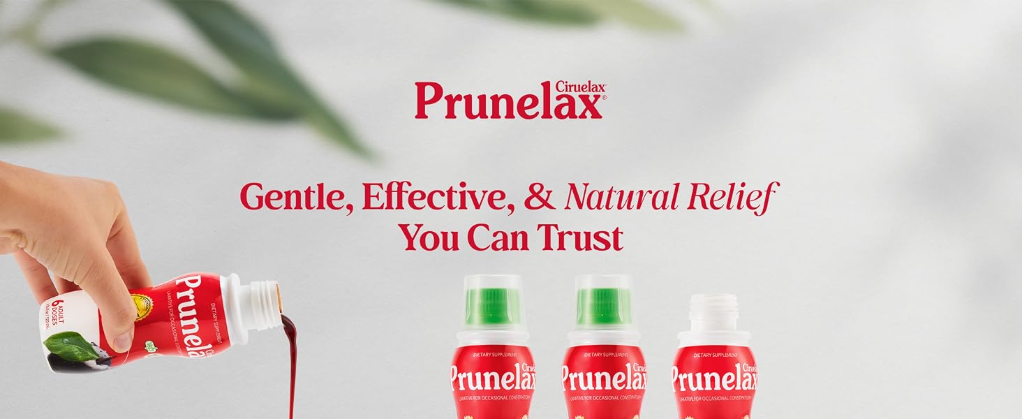 prunelax regular strength laxative liquid, gentle, effective, natural relief you can trust