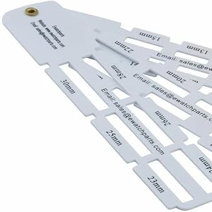 watch band and lug measuring ruler