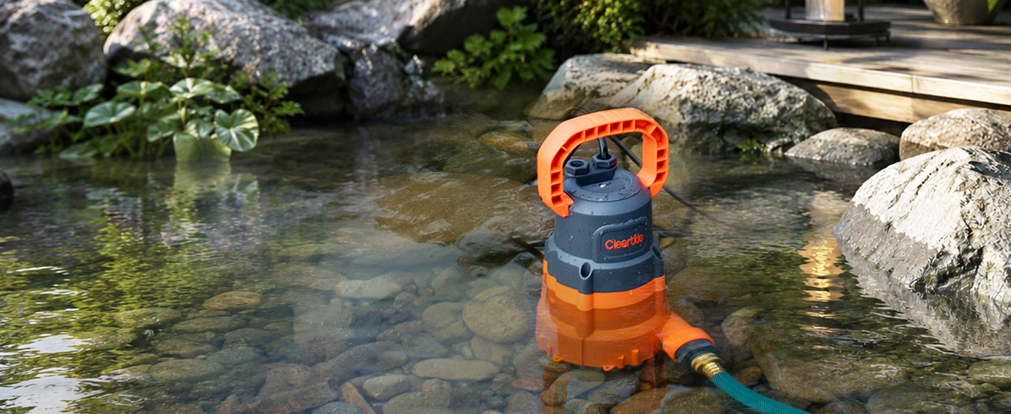 Cleartide Submersible Utility Water Pump