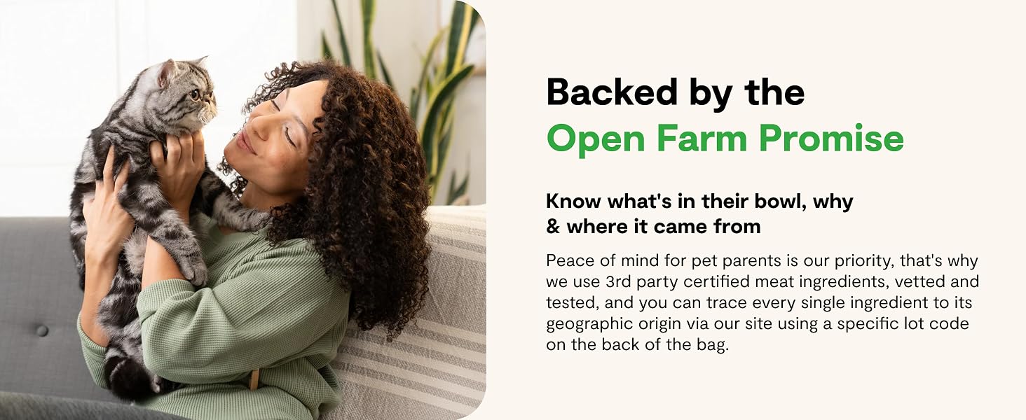 Backed by the Open Farm Promise
