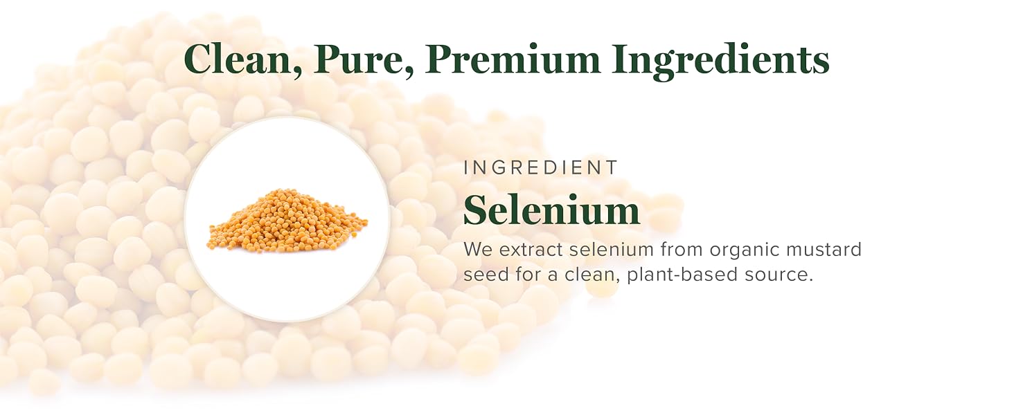 Clean, Pure, Premium Ingredients