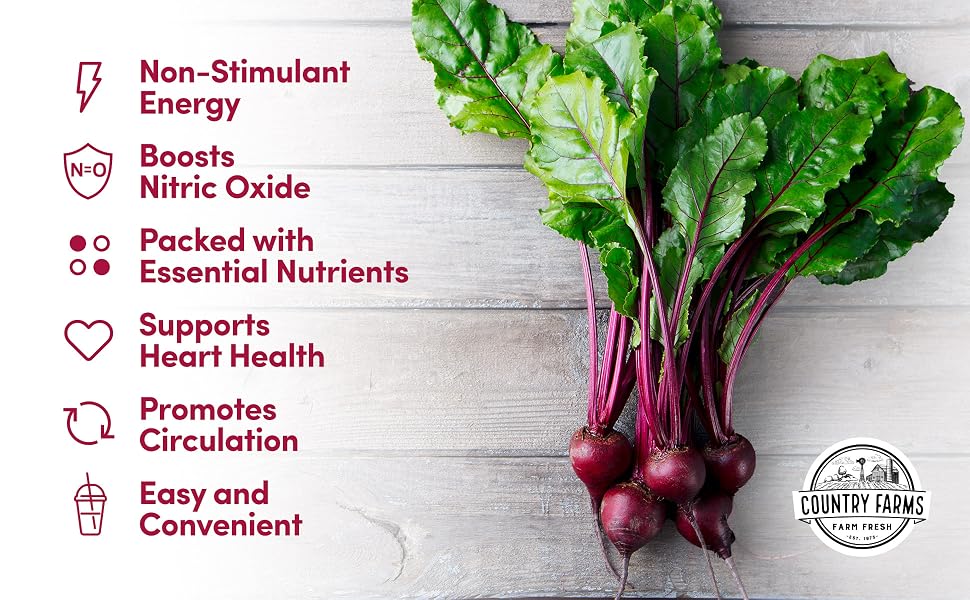 beets energy plus with nitric oxide vitamins non stimulant circulation