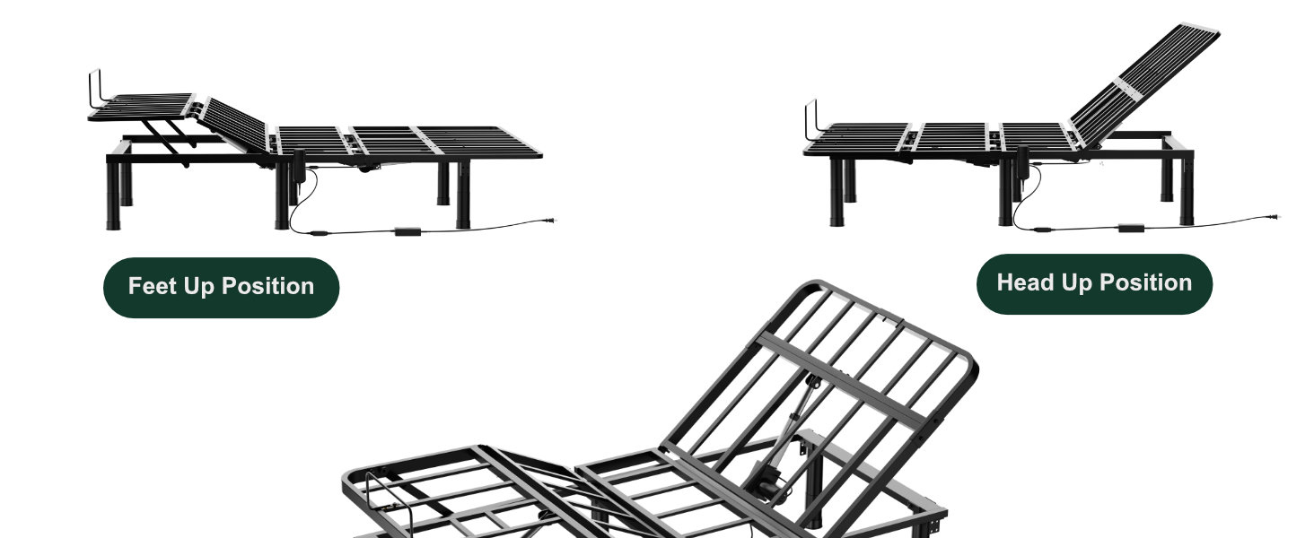 adjustable bed with remote