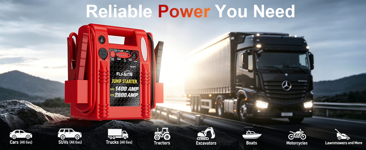 24V jump starter