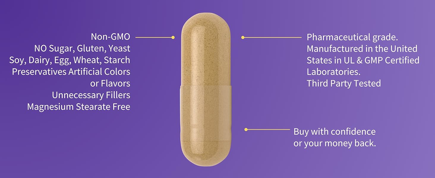 Pharmaceutical grade. Manufactured in the United States in UL &amp;amp; GMP Certified Laboratories.